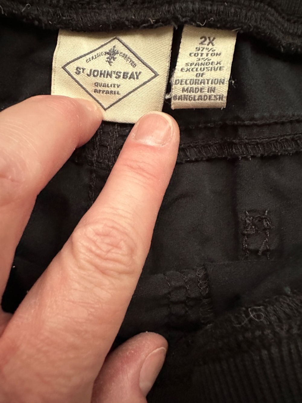 St. John's Bay Women's Plus Capri Pant - Picture 2 of 6